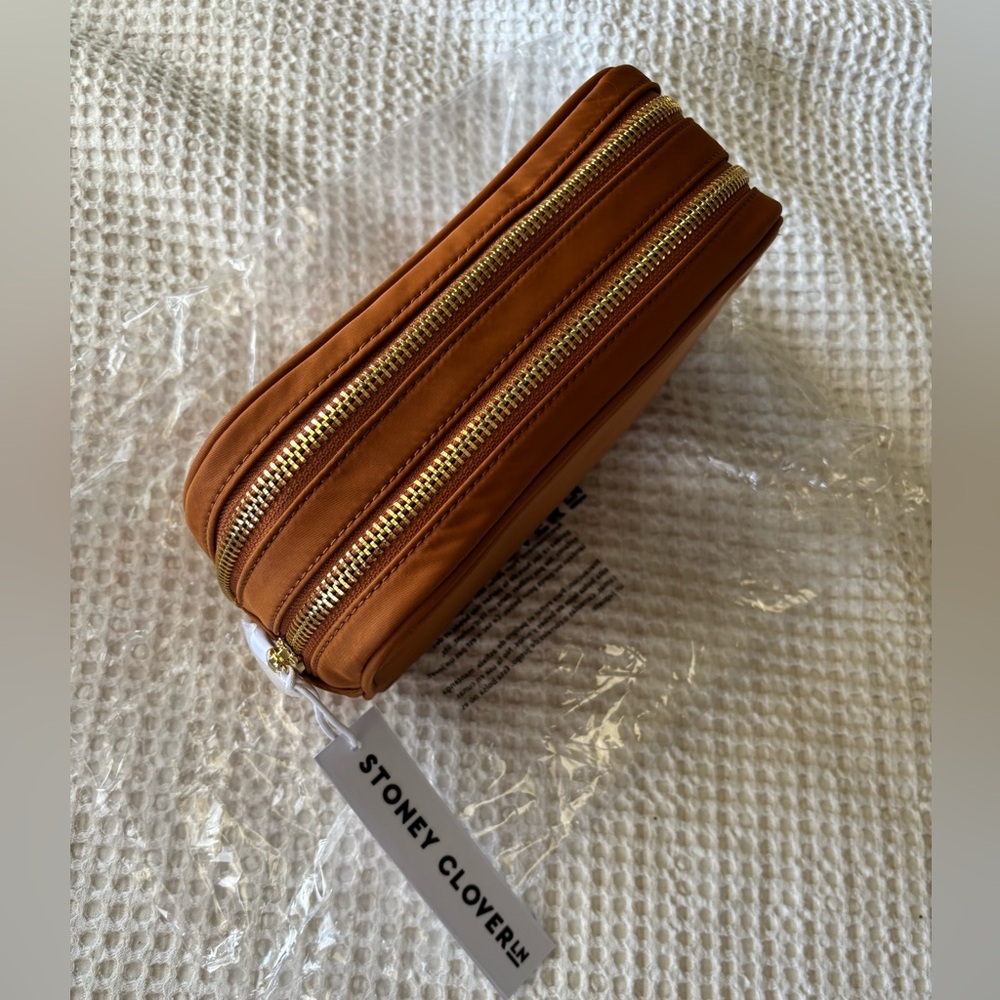 Stoney Clover Lane Double Zip Pouch Terracotta Safari Into The Wild